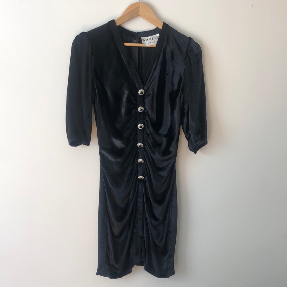 Adolfo Black Dress